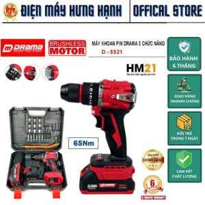 Máy Khoan Pin Drama 5521 21V