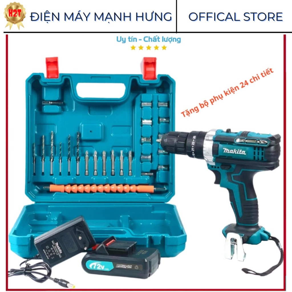 Khoan pin bắt vít Makita 72V