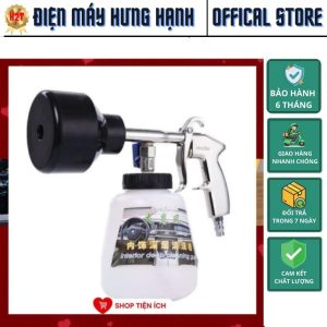 Súng phun tạo bọt tuyết+bình 1L để rửa xe