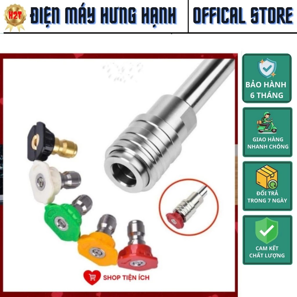 Khớp Nối Nhanh 1/4 Inox cao cấp