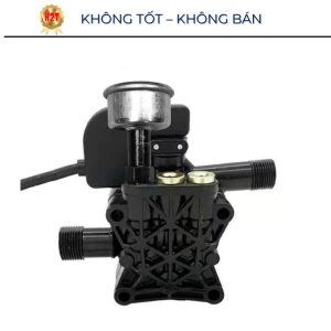 Đầu Máy Bơm Rửa Xe Mini Kèm Rơ Le Và Đồng Hồ Áp